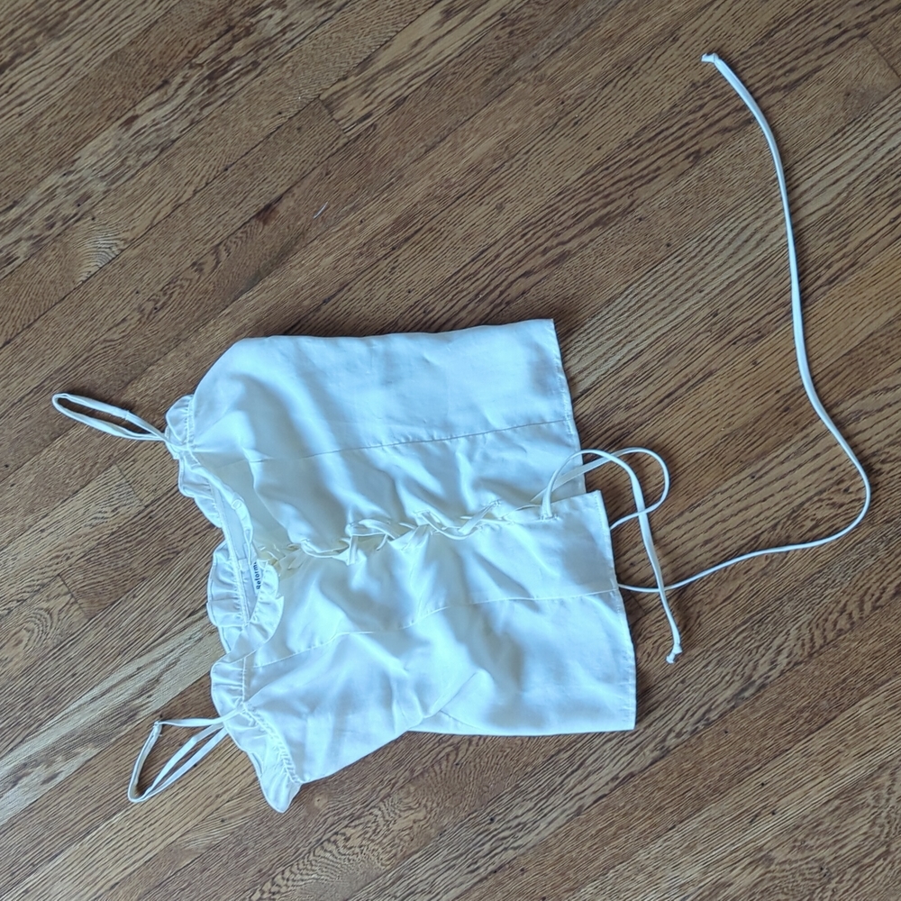 Sexy lace up reformation tank